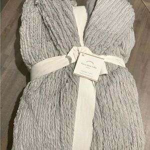 Pottery Barn Gray Cozy Knit Robe
